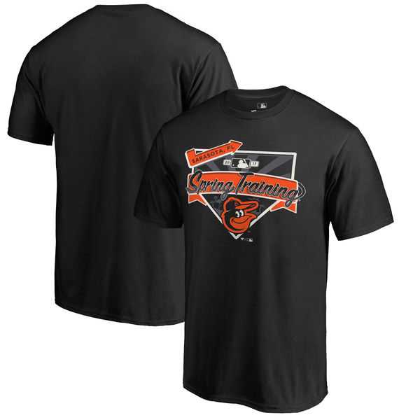 Men's Baltimore Orioles Fanatics Branded Black 2017 MLB Spring Training Logo T-Shirt,We sell and wholesale Men's Baltimore Orioles Fanatics Branded Black 2017 MLB Spring Training Logo T-Shirt on line form chian!